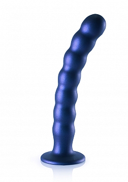 Beaded Silicone G-Spot Dildo - 8'' / 20,5 cm