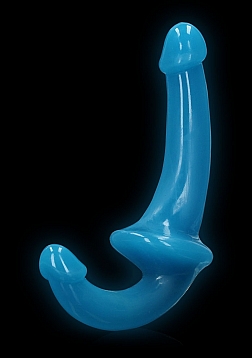 RealRock - Glow in the Dark Neon - Strapless Strap-On - 6\