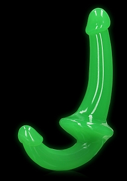 RealRock - Glow in the Dark Neon - Strapless Strap-On - 6\