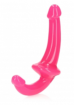 RealRock - Glow in the Dark Neon - Strapless Strap-On - 6" - Pink
