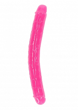 RealRock - Glow in the Dark Neon - Double Dong - 12" - Pink