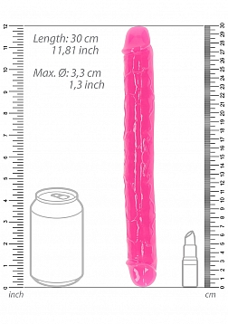 RealRock - Glow in the Dark Neon - Double Dong - 12\