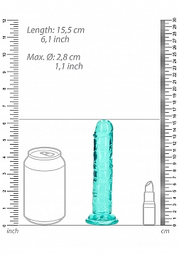 RealRock - Crystal Clear - Realistic Dildo without Balls - 6\