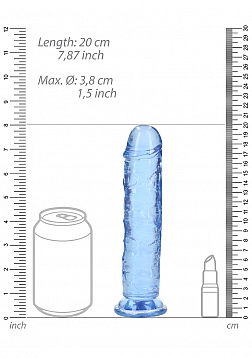 RealRock - Crystal Clear - Realistic Dildo without Balls - 7\