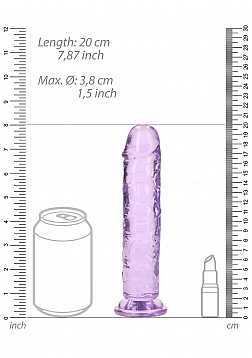 RealRock - Crystal Clear - Realistic Dildo without Balls - 7\