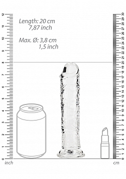 RealRock - Crystal Clear - Realistic Dildo without Balls - 7\