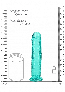 RealRock - Crystal Clear - Realistic Dildo without Balls - 7\