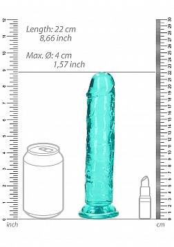 RealRock - Crystal Clear - Realistic Dildo without Balls - 8\