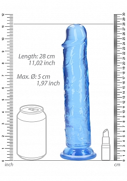 RealRock - Crystal Clear - Realistic Dildo without Balls - 10\