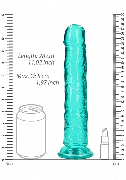 RealRock - Crystal Clear - Realistic Dildo without Balls - 10\