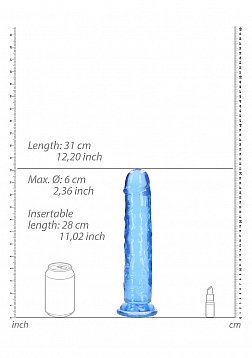 RealRock - Crystal Clear - Realistic Dildo without Balls - 11\