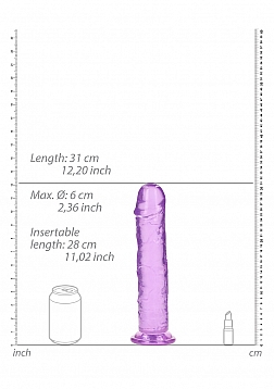 RealRock - Crystal Clear - Realistic Dildo without Balls - 11\