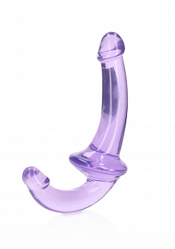 RealRock - Crystal Clear - Strapless Strap-On - 6" - Purple