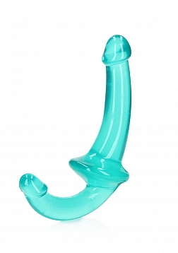 RealRock - Crystal Clear - Strapless Strap-On - 6" - Turquoise