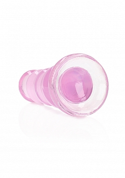 RealRock - Chrystal Clear - Curvy Dildo/Plug - 5.5\