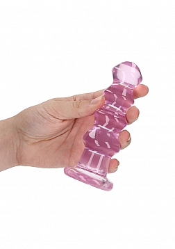 RealRock - Chrystal Clear - Curvy Dildo/Plug - 5.5\