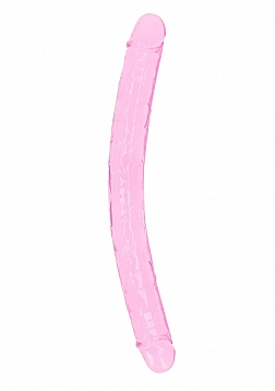 RealRock - Chrystal Clear - Double Dong - 13" - Pink