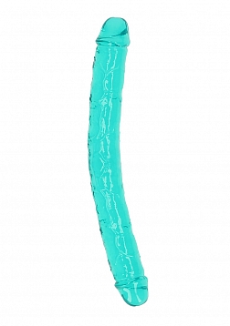RealRock - Chrystal Clear - Double Dong - 13" - Turquoise