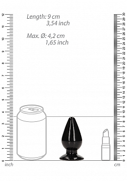 RealRock - Crystal Clear - Anal Plug - 3.5\