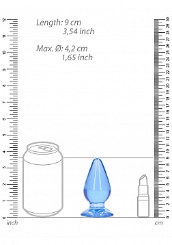 RealRock - Crystal Clear - Anal Plug - 3.5\