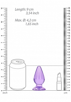 RealRock - Crystal Clear - Anal Plug - 3.5\