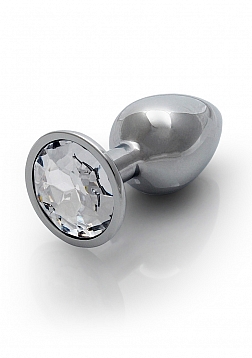 Round Gem Butt Plug - Small