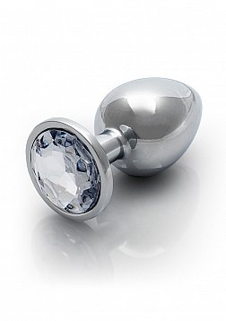 Round Gem Butt Plug - Medium