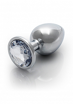 Round Gem Butt Plug - Large