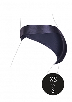 Ouch! - Vibrating Strap-on Hipster - Black - XS/S