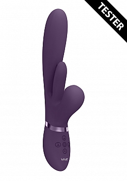 Kura - Thrusting G-Spot Vibrator with Flapping Tongue and Pulse Wave Stimulator - Tester