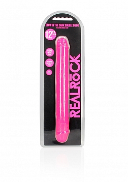 RealRock - Glow in the Dark Neon - Double Dong - 12\
