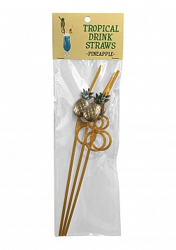 Tropical Drinking Straw - Pineapple