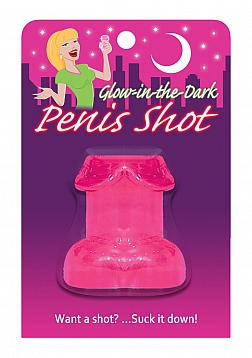 Glow-in-the-Dark Penis Shot - Pink