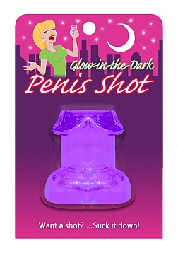 Glow-in-the-Dark Penis Shot - Purple