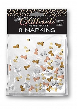 Glitterati Penis, Party Napkins