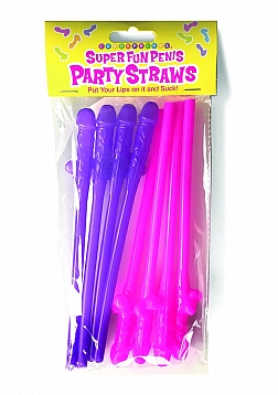 Super Fun Penis Party Straws