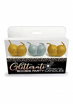 Glitterati Boobie Candle Set