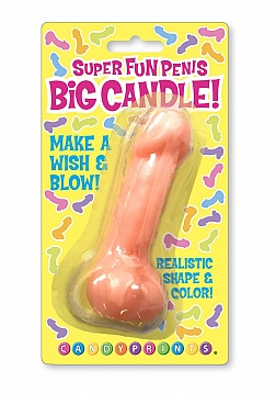 Super Fun Big Penis Candle, Pink