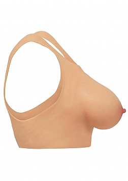 Perky Pair D-Cup Silicone Breasts - Flesh