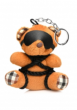 Rope Teddy Bear Keychain - Brown