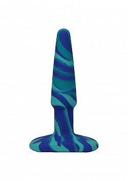 Groovy - Silicone Anal Plug - 4" / 10 cm - Ocean