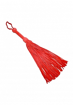 Leather Suede Flogger - Red