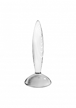 Sparkling Crystal - Glass Dildo - Transparent