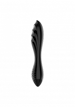 Dazzling Crystal 1 - Glass Dildo - Black