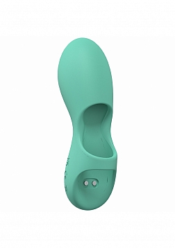 LoveLine - Joy - 10 Speed Finger Vibe - Silicone - Rechargeable - Waterproof - Green
