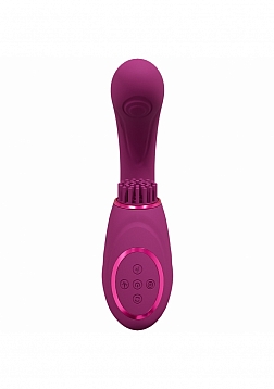 VIVE - Gen - Triple G-Spot Vibrator with Pulse Wave - Pink
