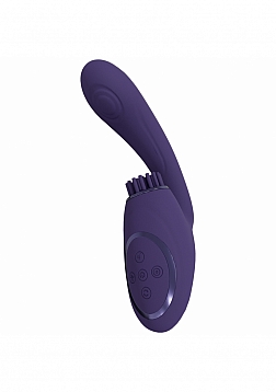 VIVE - Gen - Triple G-Spot Vibrator with Pulse Wave - Purple