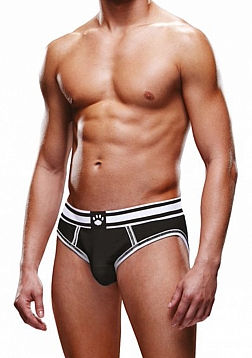 Open Brief - S - Black/White