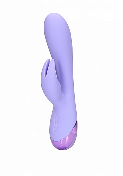 Smooth Silicone Rabbit Vibrator - Digital Lavender