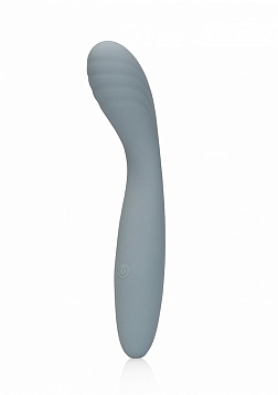 Ultra Soft Silicone G-Spot Vibrator - Basalt Grey